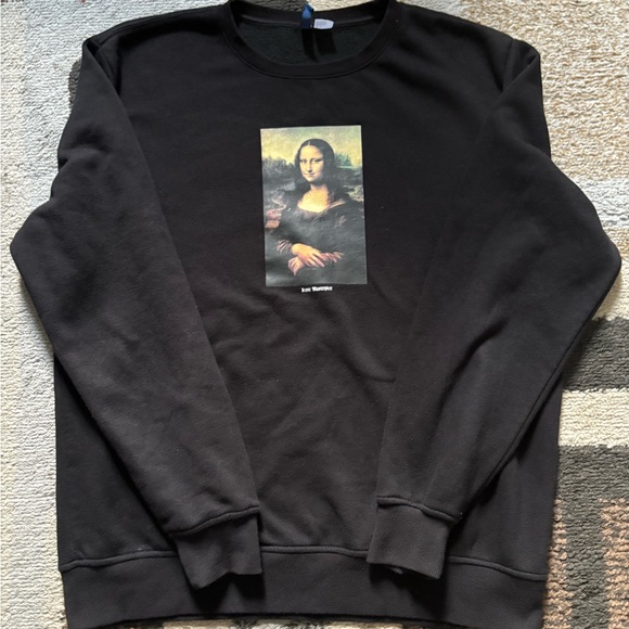 H&M Other - H&M Mona Lisa Sweatshirt Black Size Men Large